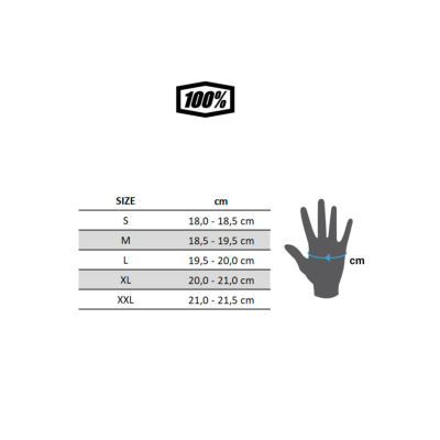 Guantes 100% Sling azul oscuro 2