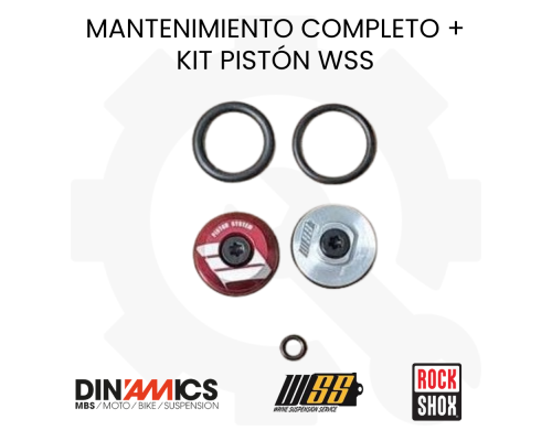 Mantenimiento ROCK SHOX Brain 2.0 Completo + Kit Pistón WSS